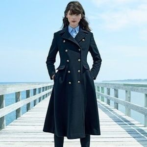 Lauren Ralph Lauren Military Maxi Wool Coat US6